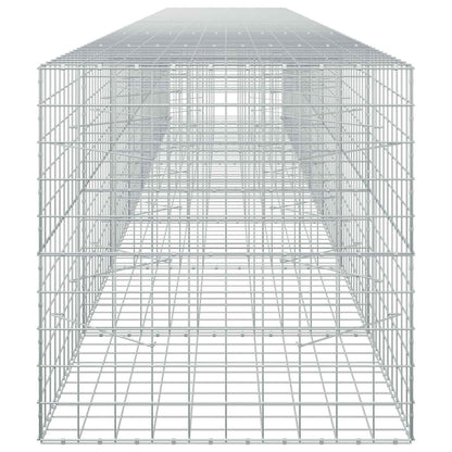 vidaXL Gabion with 3.5 mm Wire and 10x10 cm Mesh 700x100x100 cm 4