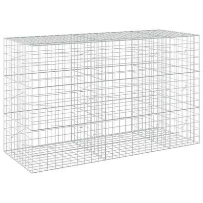 vidaXL Gabion with 3.5 mm Wire and 10x10 cm Mesh 250x100x150 cm 2