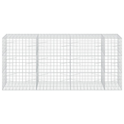 vidaXL Gabion with 3.5 mm Wire and 10x10 cm Mesh 350x100x150 cm 3