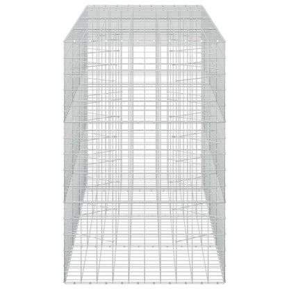vidaXL Gabion with 3.5 mm Wire and 10x10 cm Mesh 350x100x150 cm 4