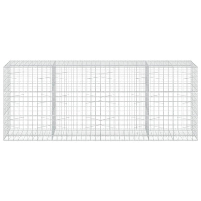 vidaXL Gabion with 3.5 mm Wire and 10x10 cm Mesh 400x100x150 cm 3