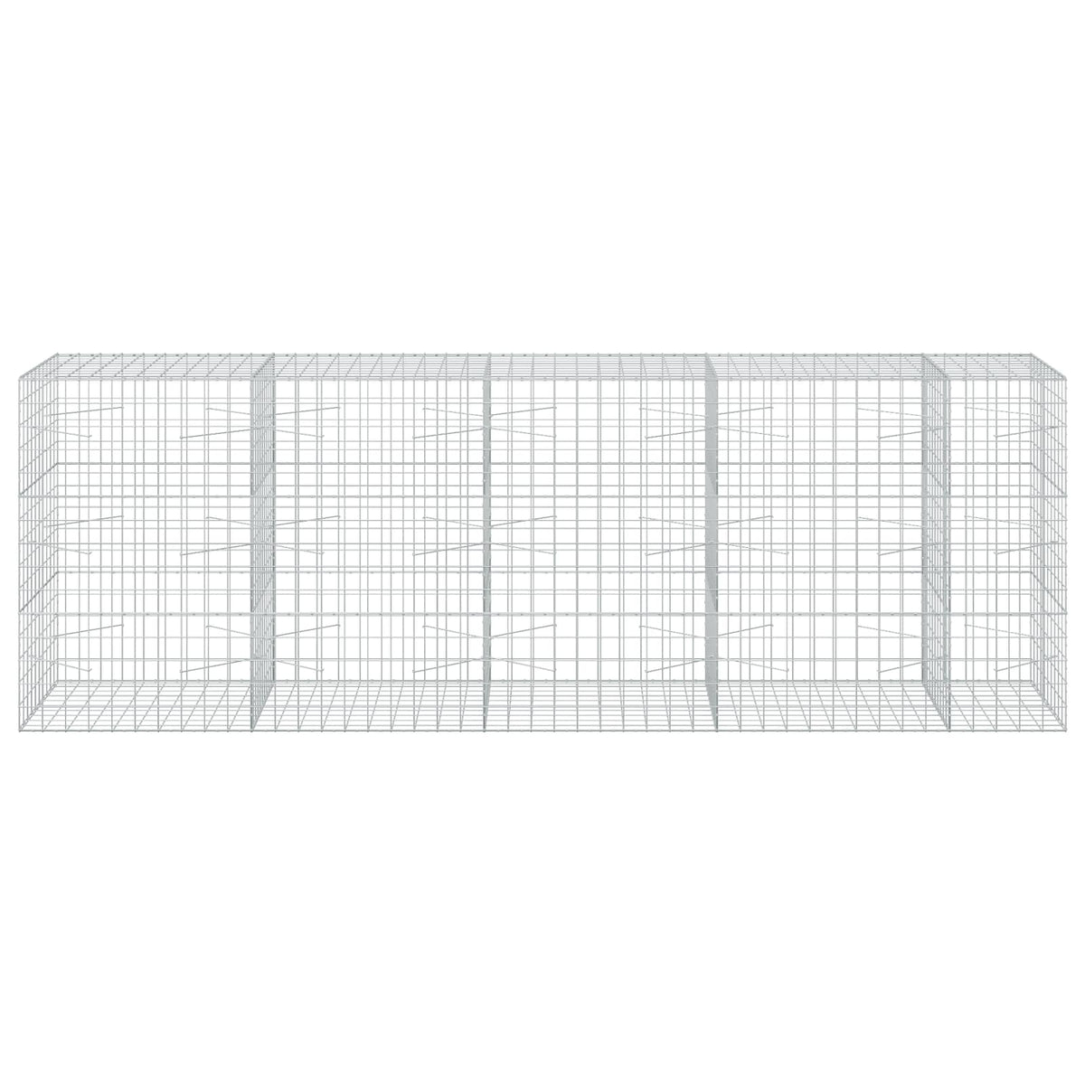 Gabion with 3.5 mm Wire and 10x10 cm Mesh 50x100x150 cm Height 150 cm Thickness 100 cm 50–1000 cm 450 cm