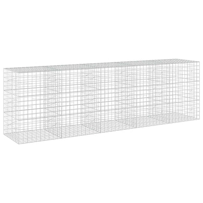 vidaXL Gabion with 3.5 mm Wire and 10x10 cm Mesh 500x100x150 cm 2