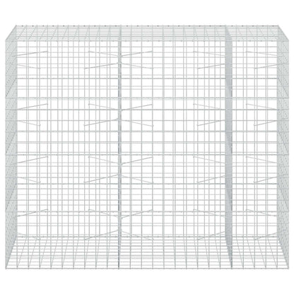 vidaXL Gabion with 3.5 mm Wire and 10x10 cm Mesh 250x100x200 cm 3