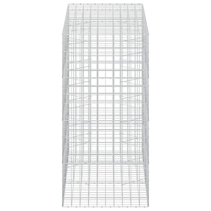 vidaXL Gabion with 3.5 mm Wire and 10x10 cm Mesh 250x100x200 cm 4