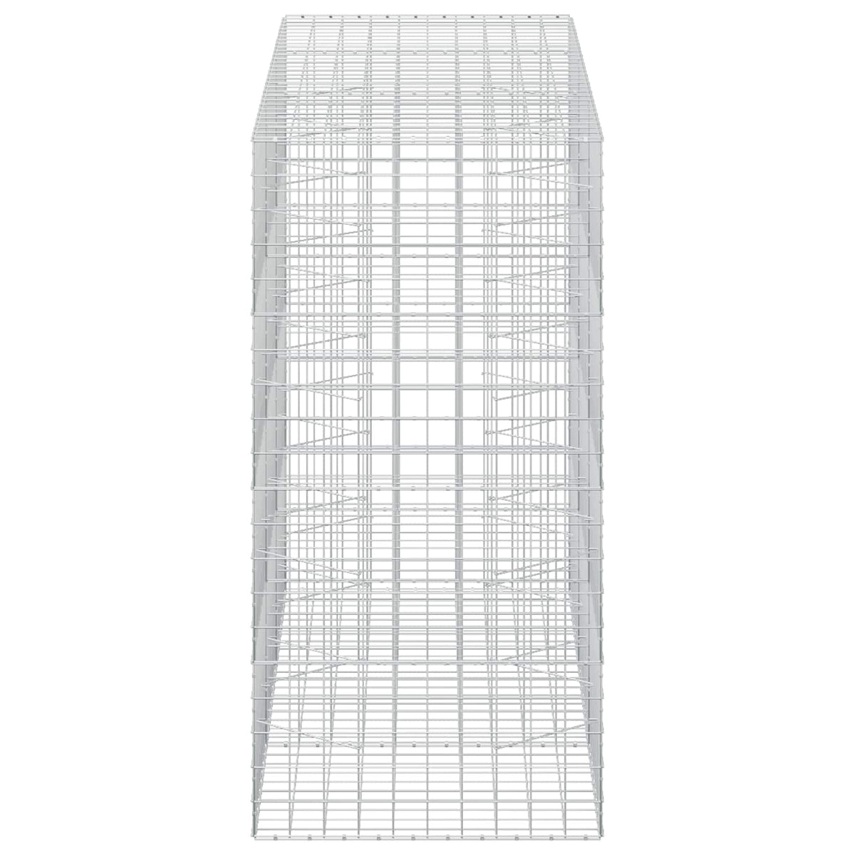 vidaXL Gabion with 3.5 mm Wire and 10x10 cm Mesh 300x100x200 cm 4