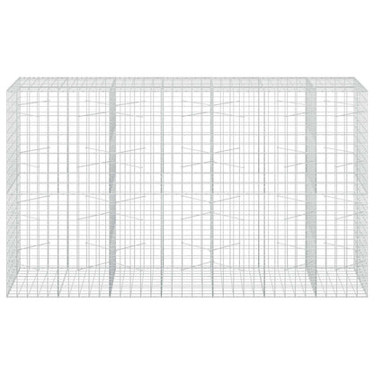 vidaXL Gabion with 3.5 mm Wire and 10x10 cm Mesh 350x100x200 cm 3