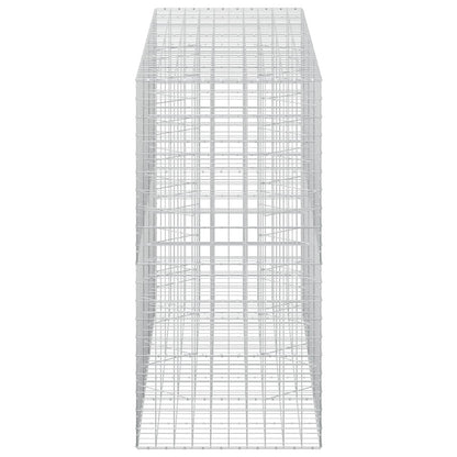 vidaXL Gabion with 3.5 mm Wire and 10x10 cm Mesh 350x100x200 cm 4