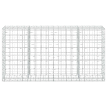 vidaXL Gabion with 3.5 mm Wire and 10x10 cm Mesh 400x100x200 cm 3