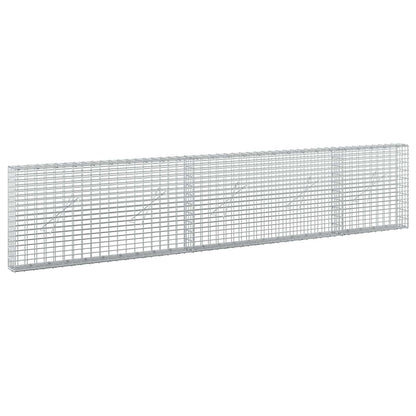 vidaXL Gabion with 5 mm Wire and 5x2.5 cm Mesh 250x10x50 cm 2