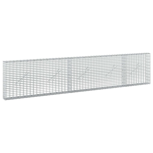 vidaXL Gabion with 5 mm Wire and 5x2.5 cm Mesh 250x10x50 cm 2