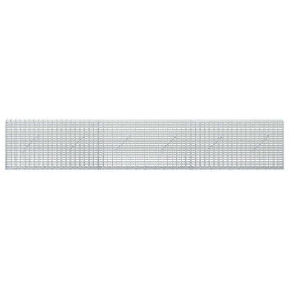 Gabion with 5 mm Wire and 5x2.5 cm Mesh 50x10x50 cm Height 50 cm Thickness 10 cm 50–1100 cm 300 cm