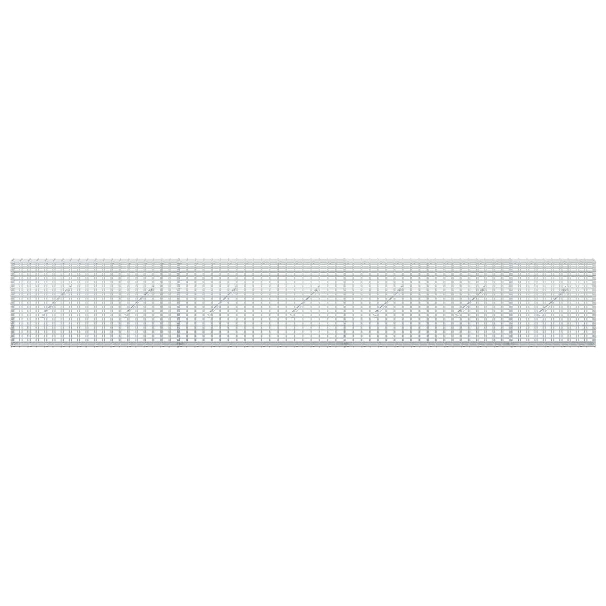 Gabion with 5 mm Wire and 5x2.5 cm Mesh 50x10x50 cm Height 50 cm Thickness 10 cm 50–1100 cm 350 cm