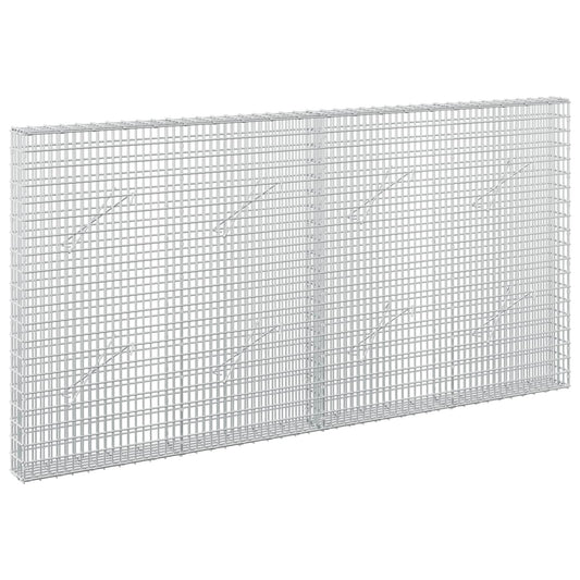vidaXL Gabion with 5 mm Wire and 5x2.5 cm Mesh 200x10x100 cm 2