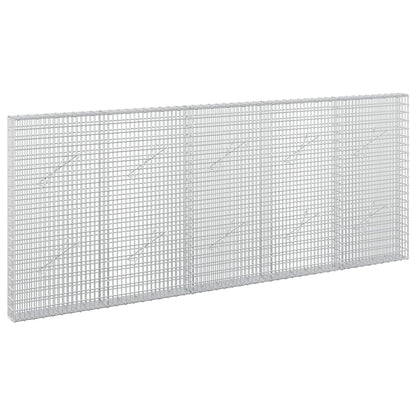 vidaXL Gabion with 5 mm Wire and 5x2.5 cm Mesh 250x10x100 cm 2