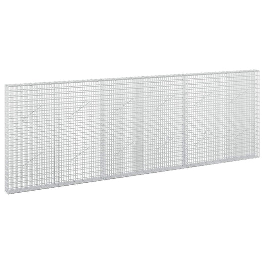 vidaXL Gabion with 5 mm Wire and 5x2.5 cm Mesh 300x10x100 cm 2