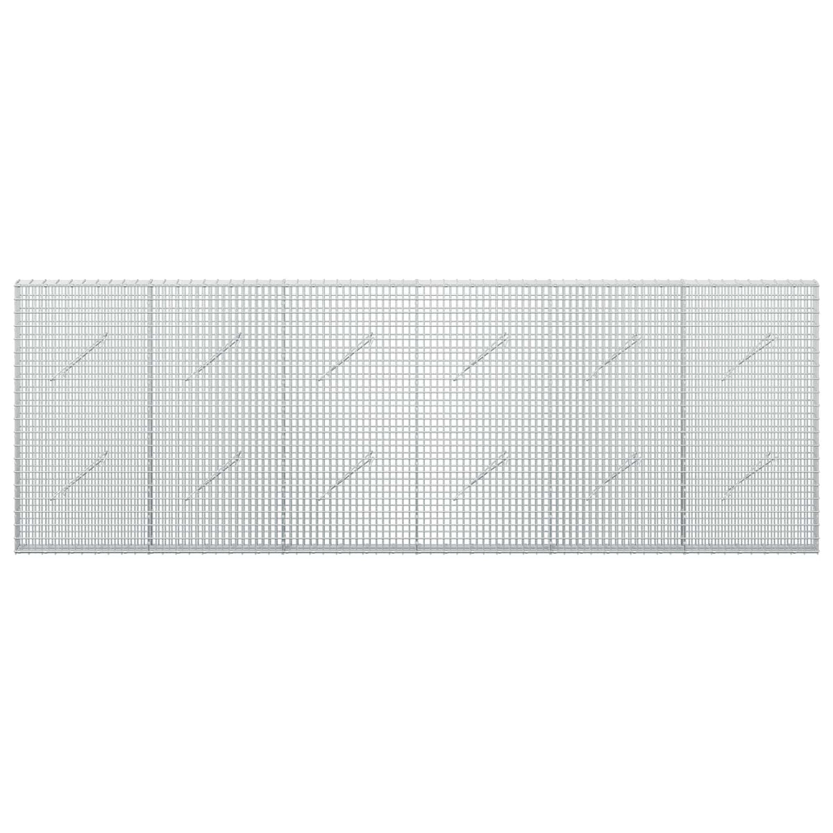 Gabion with 5 mm Wire and 5x2.5 cm Mesh 50x10x100 cm Height 100 cm Thickness 10 cm 50–1000 cm 300 cm