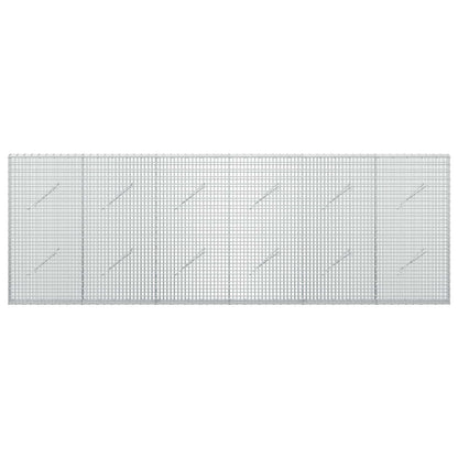 Gabion with 5 mm Wire and 5x2.5 cm Mesh 50x10x100 cm Height 100 cm Thickness 10 cm 50–1000 cm 300 cm