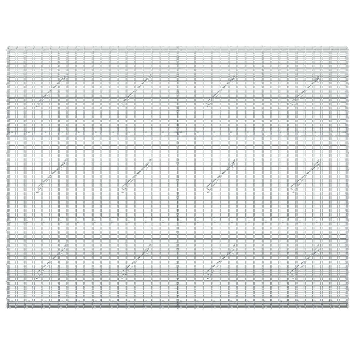 Gabion with 5 mm Wire and 5x2.5 cm Mesh 100x10x150 cm 200 cm