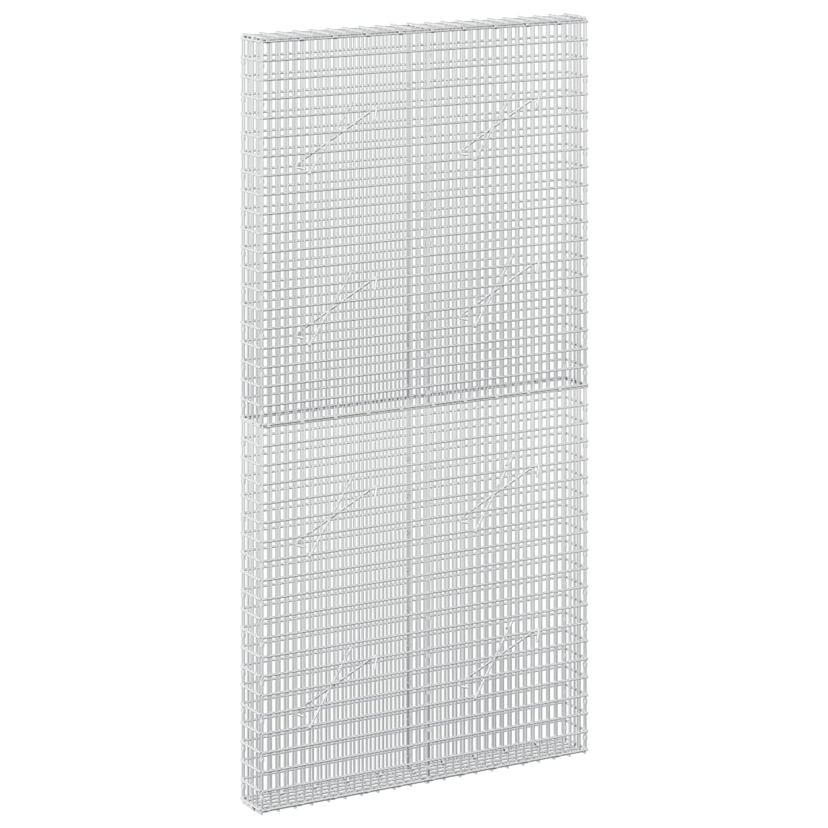 vidaXL Gabion with 5 mm Wire and 5x2.5 cm Mesh 100x10x200 cm 2