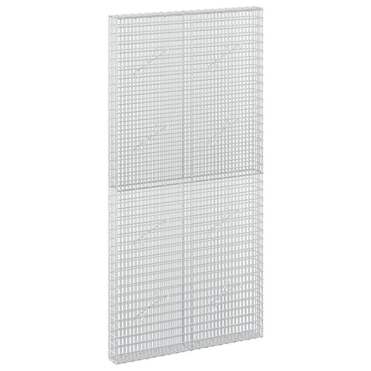 vidaXL Gabion with 5 mm Wire and 5x2.5 cm Mesh 100x10x200 cm 2