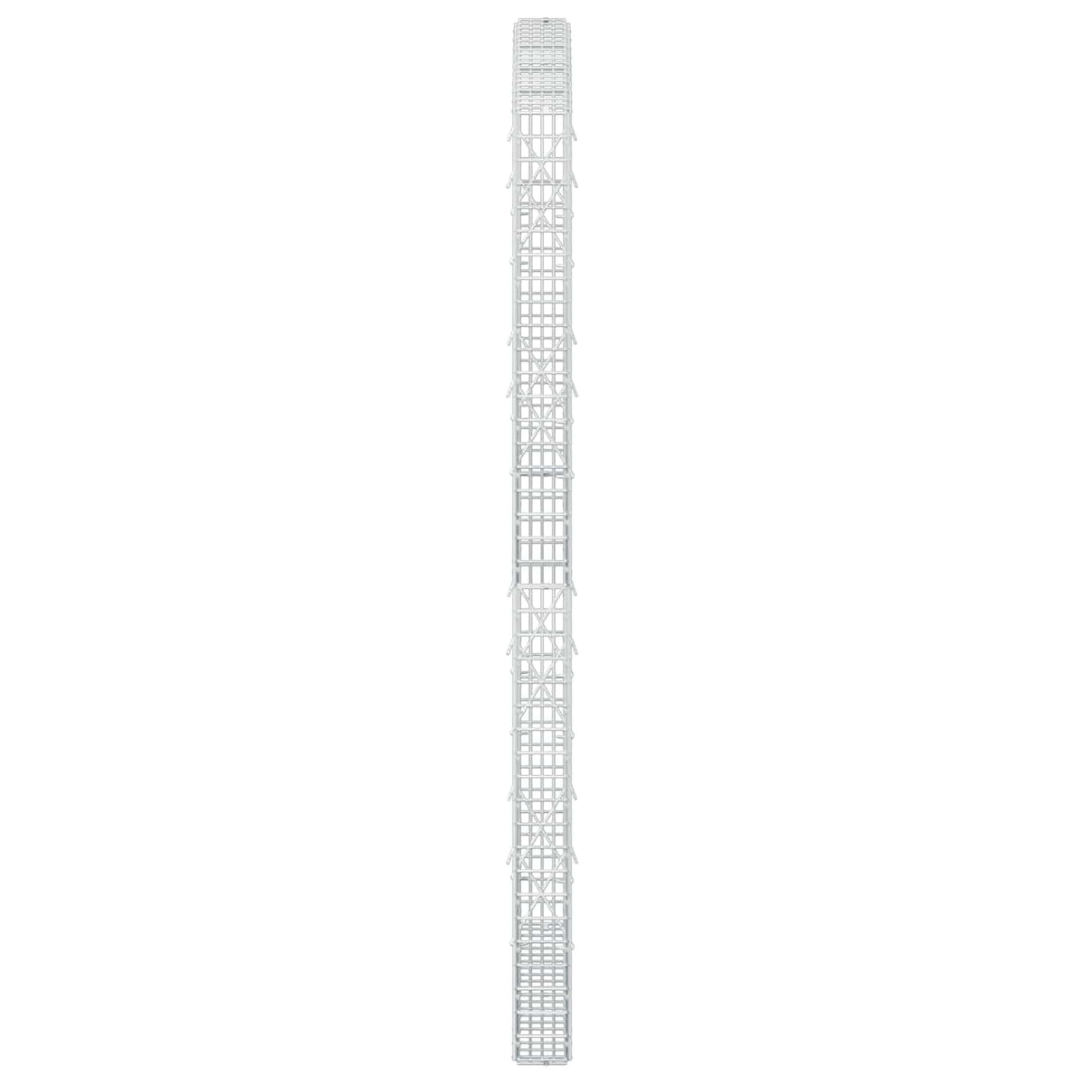vidaXL Gabion with 5 mm Wire and 5x2.5 cm Mesh 100x10x200 cm 4