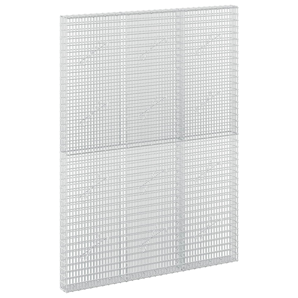 vidaXL Gabion with 5 mm Wire and 5x2.5 cm Mesh 150x10x200 cm 2