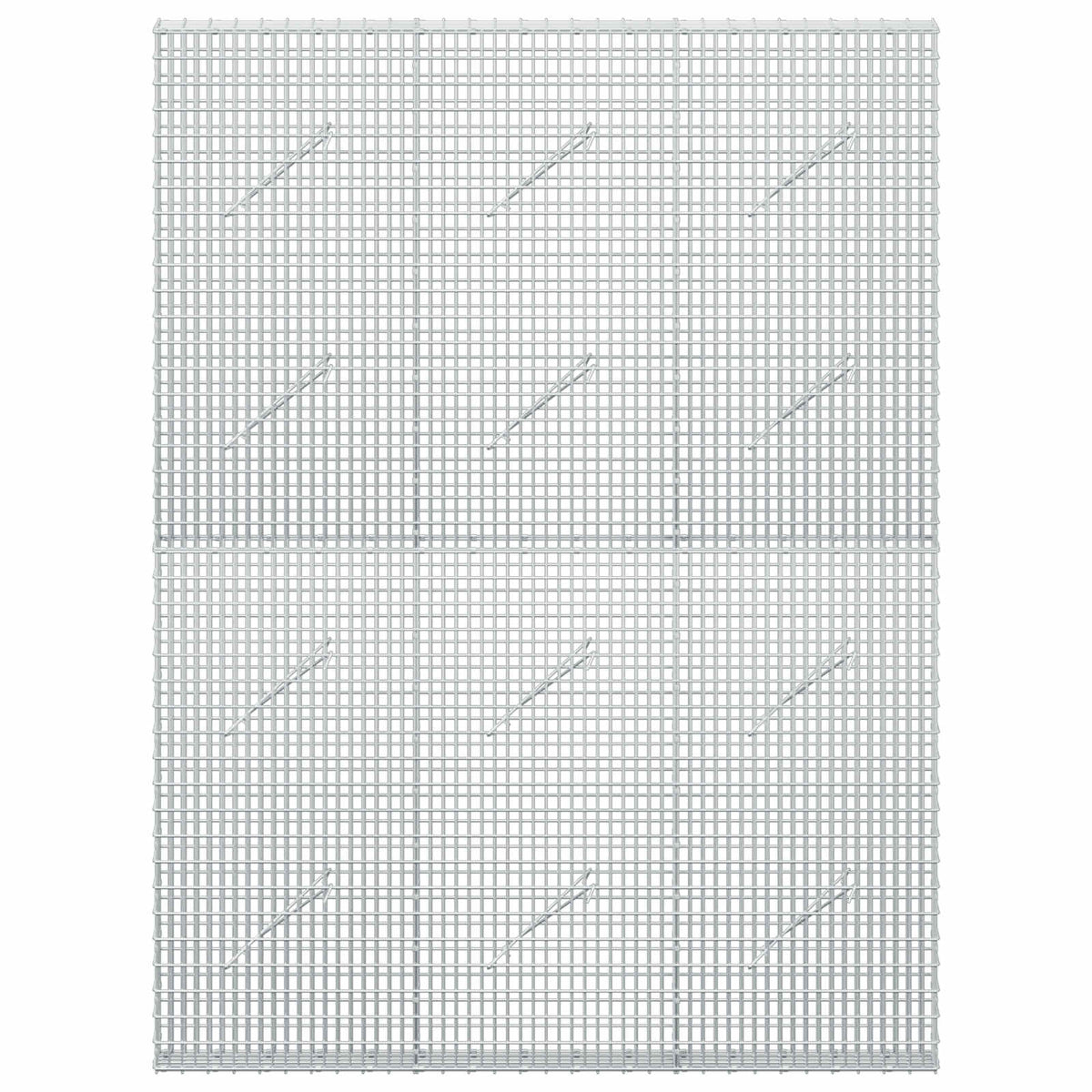 vidaXL Gabion with 5 mm Wire and 5x2.5 cm Mesh 150x10x200 cm 3