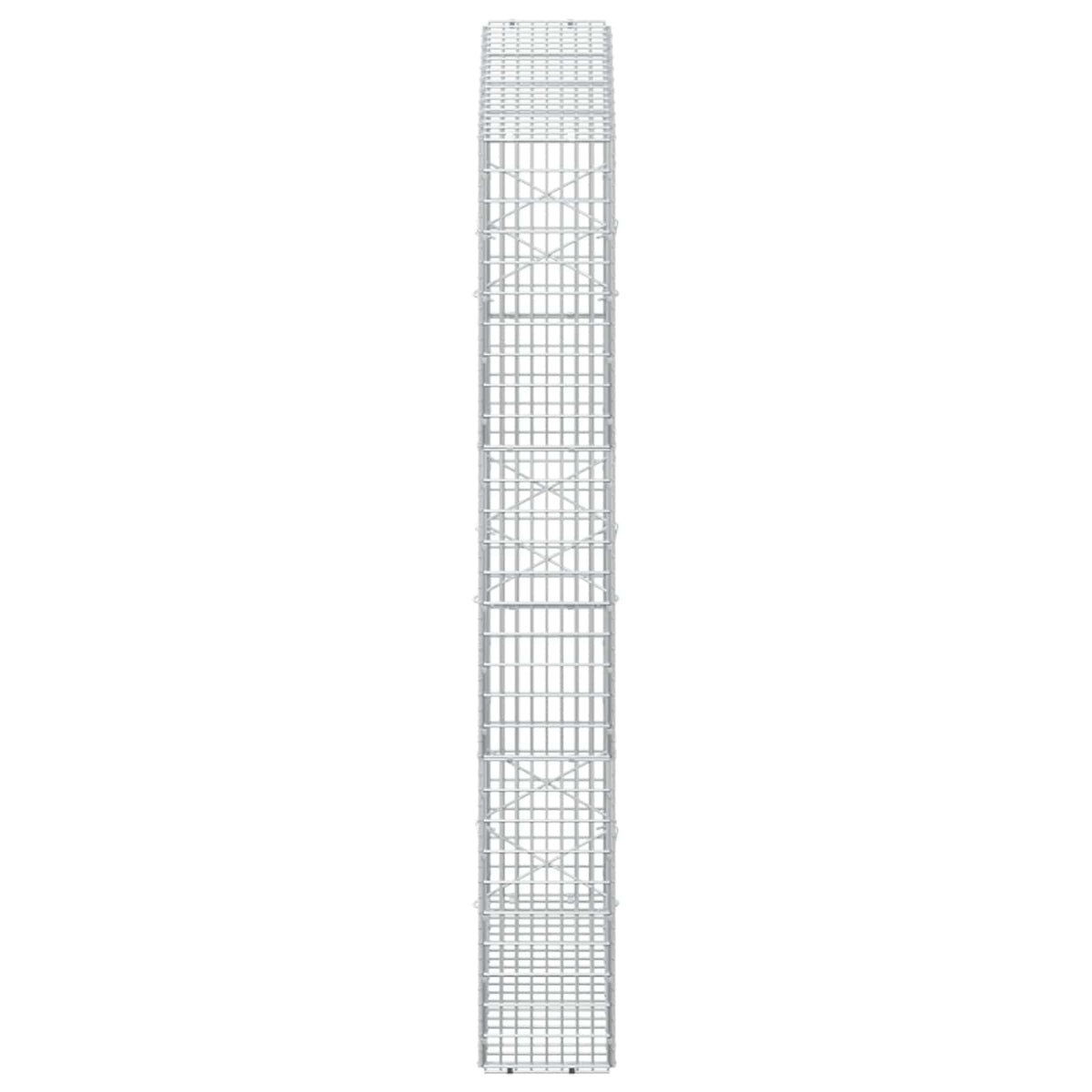 Gabion with 5 mm Wire and 5x2.5 cm Mesh 100x20x150 cm 100 cm