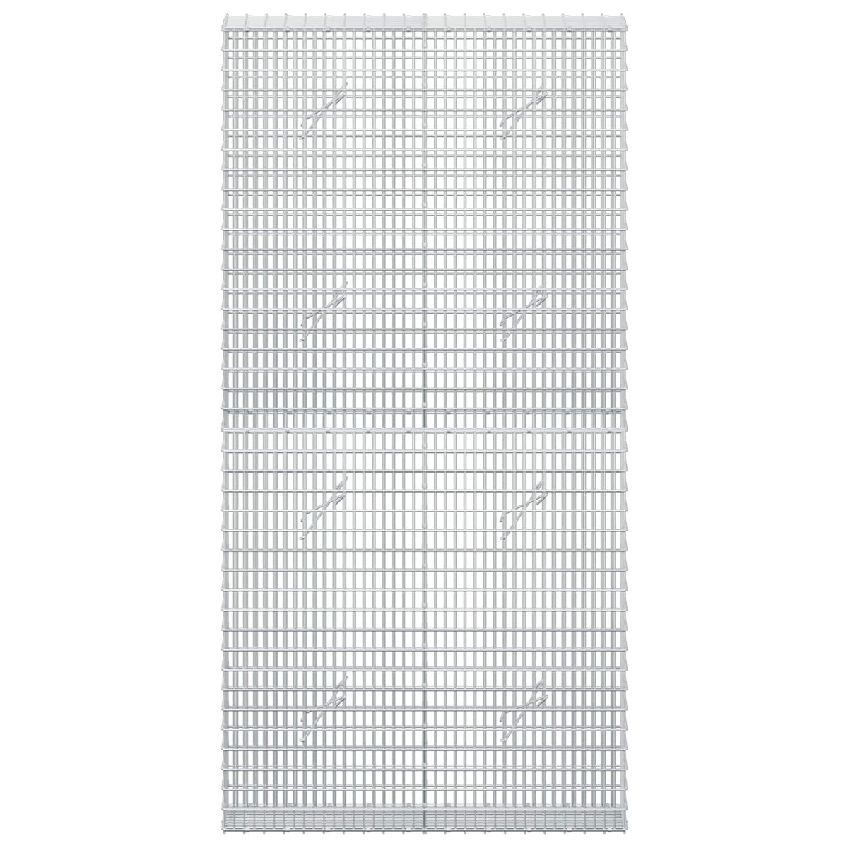 vidaXL Gabion with 5 mm Wire and 5x2.5 cm Mesh 100x20x200 cm 3