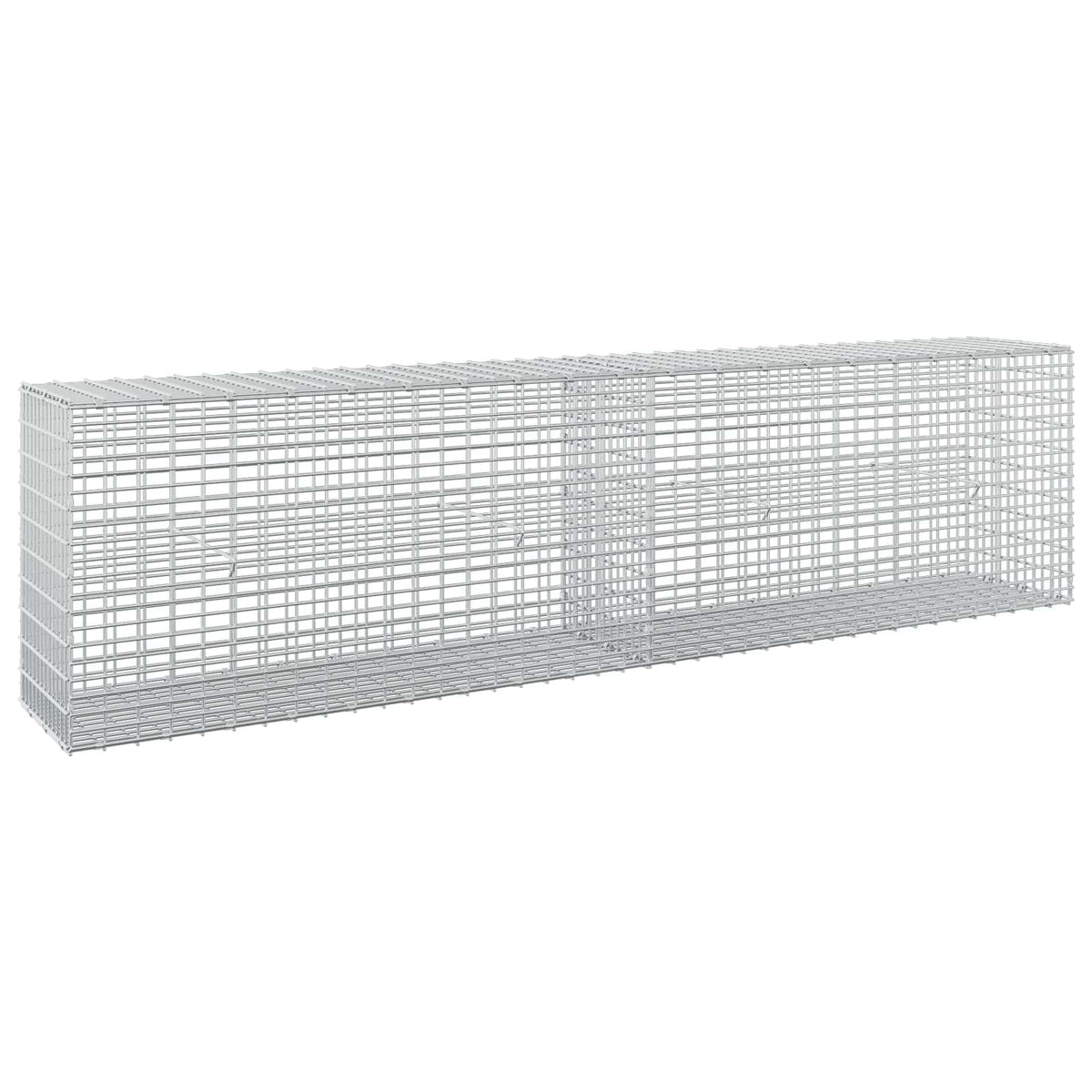 vidaXL Gabion with 5 mm Wire and 5x2.5 cm Mesh 200x30x50 cm 2