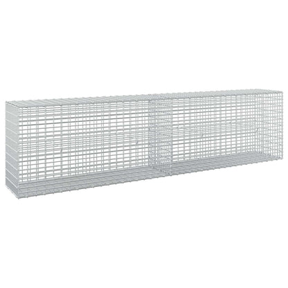 vidaXL Gabion with 5 mm Wire and 5x2.5 cm Mesh 200x30x50 cm 2