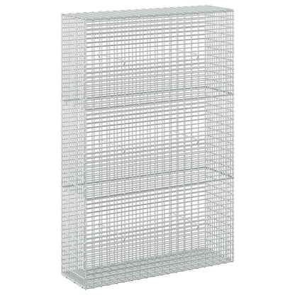 vidaXL Gabion with 5 mm Wire and 5x2.5 cm Mesh 100x30x150 cm 2