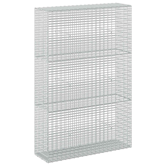 vidaXL Gabion with 5 mm Wire and 5x2.5 cm Mesh 100x30x150 cm 2