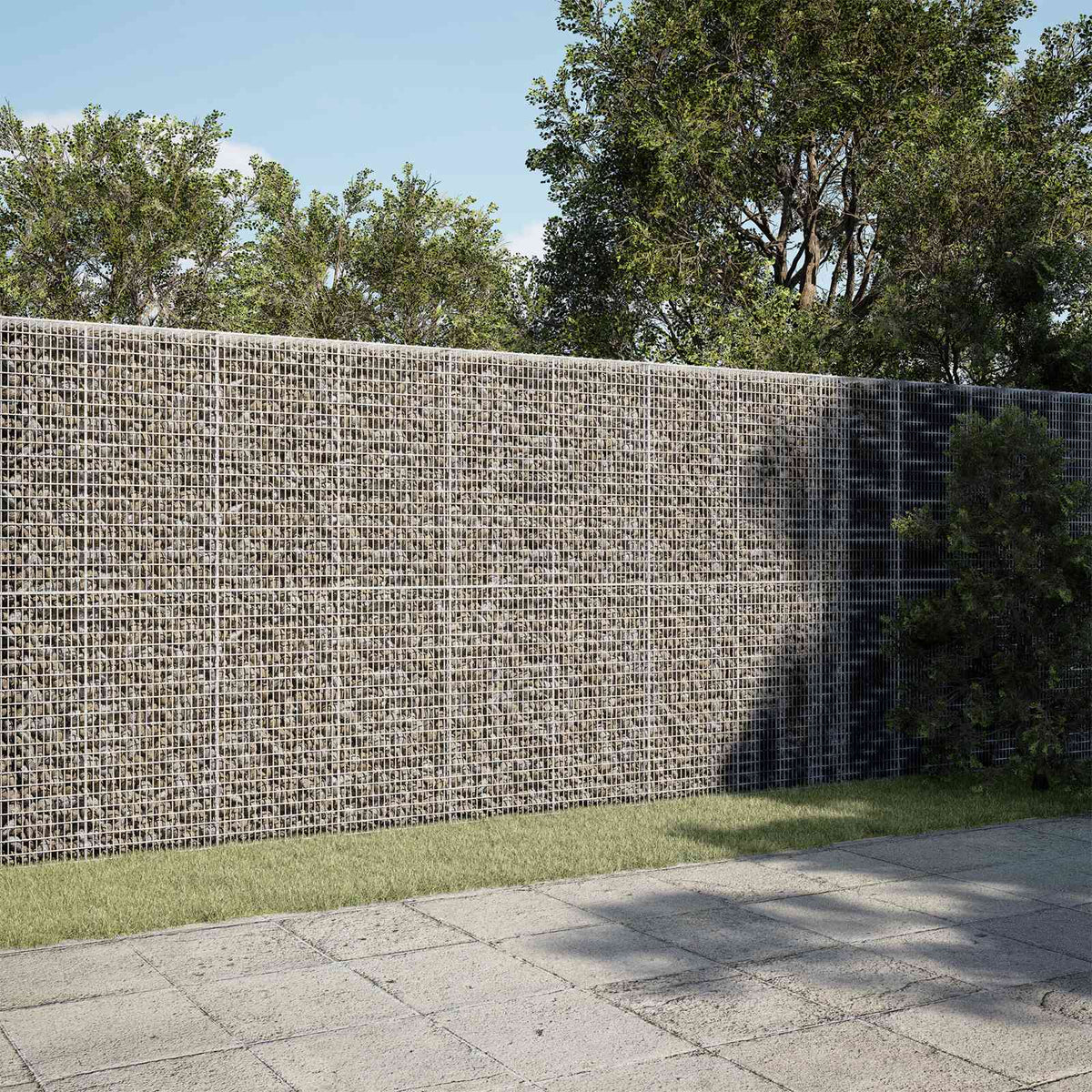 vidaXL Gabion with 5 mm Wire and 5x2.5 cm Mesh 50x30x200 cm