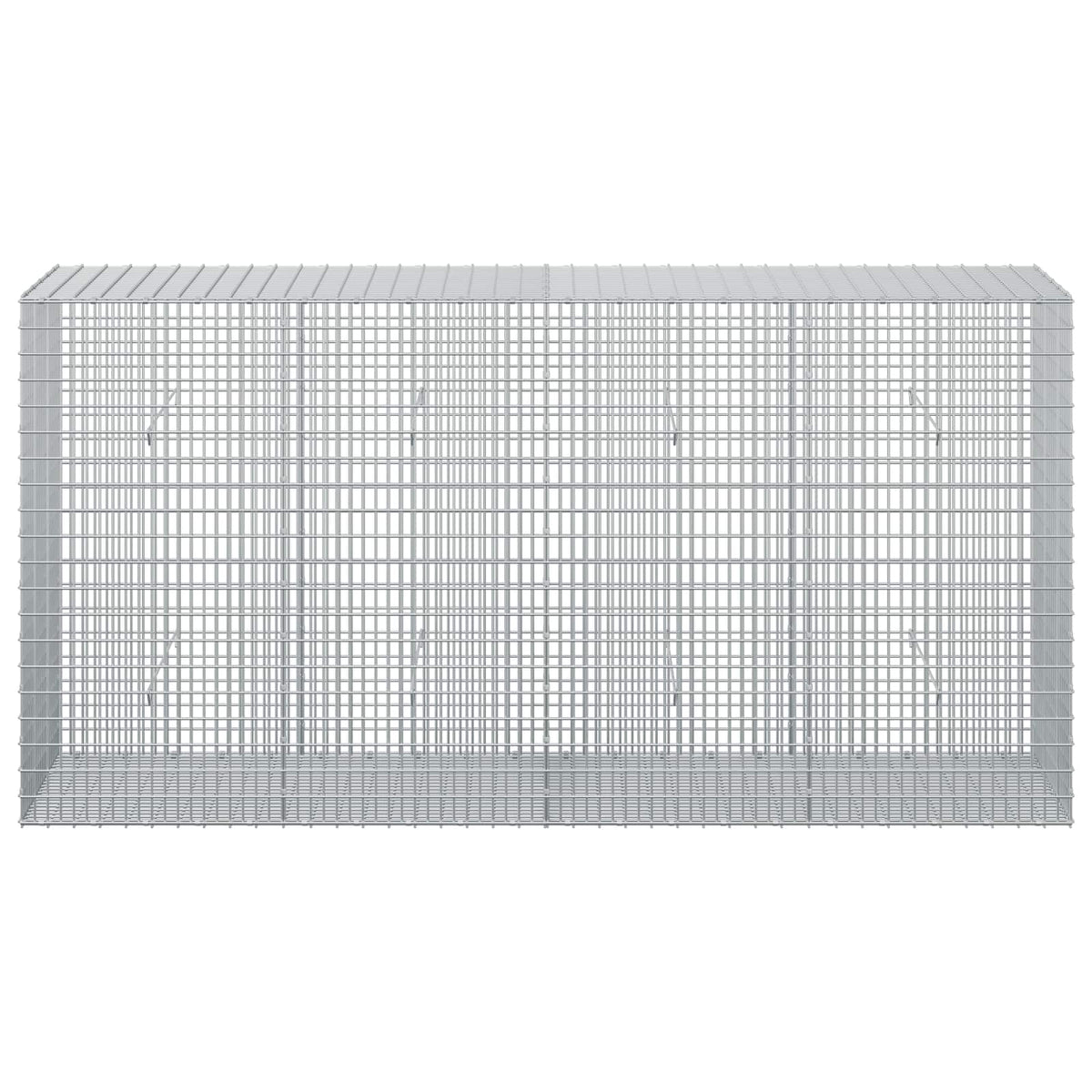 vidaXL Gabion with 5 mm Wire and 5x2.5 cm Mesh 200x50x100 cm 3