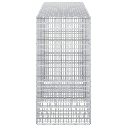 vidaXL Gabion with 5 mm Wire and 5x2.5 cm Mesh 200x50x100 cm 4