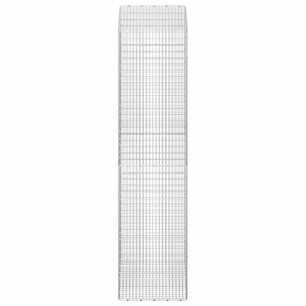 vidaXL Gabion with 5 mm Wire and 5x2.5 cm Mesh 100x50x200 cm 4