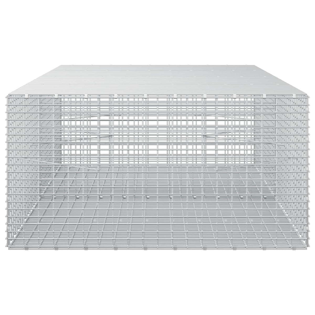 vidaXL Gabion with 5 mm Wire and 5x2.5 cm Mesh 200x100x50 cm 4
