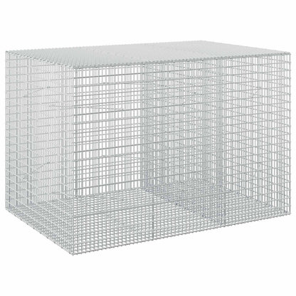 vidaXL Gabion with 5 mm Wire and 5x2.5 cm Mesh 150x100x100 cm 2