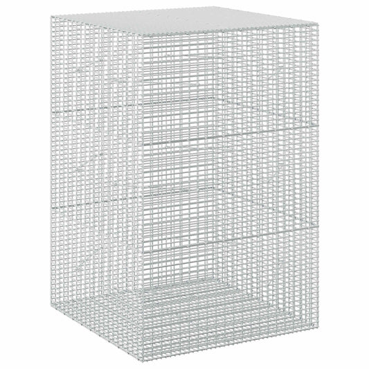 vidaXL Gabion with 5 mm Wire and 5x2.5 cm Mesh 100x100x150 cm 2