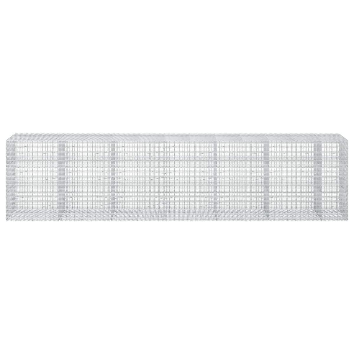 vidaXL Gabion with 5 mm Wire and 5x2.5 cm Mesh 650x100x150 cm 3
