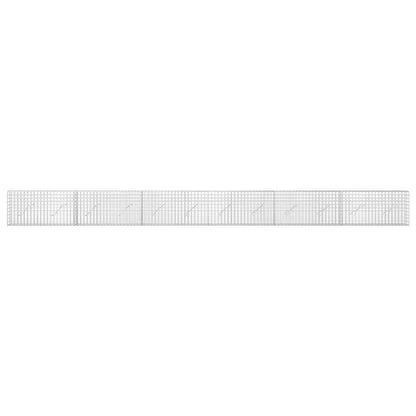 Gabion with 5 mm Wire and 5x5 cm Mesh 50x10x50 cm Height 50 cm Thickness 10 cm 50–1000 cm 600 cm