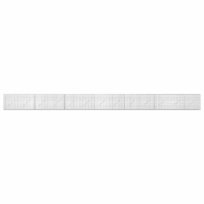 vidaXL Gabion with 5 mm Wire and 5x5 cm Mesh 650x10x50 cm 3
