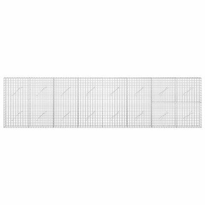 vidaXL Gabion with 5 mm Wire and 5x5 cm Mesh 400x10x100 cm 3
