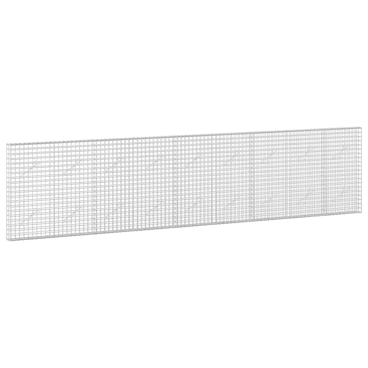 vidaXL Gabion with 5 mm Wire and 5x5 cm Mesh 450x10x100 cm 2