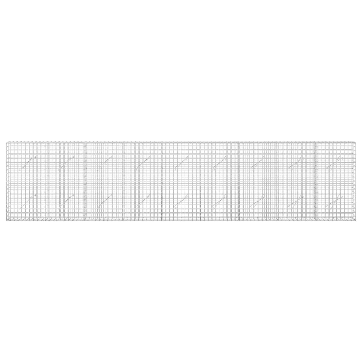 vidaXL Gabion with 5 mm Wire and 5x5 cm Mesh 450x10x100 cm 3