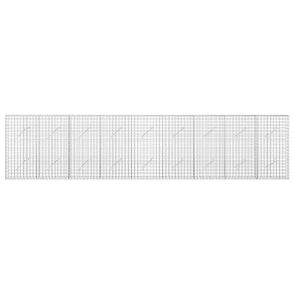vidaXL Gabion with 5 mm Wire and 5x5 cm Mesh 450x10x100 cm 3