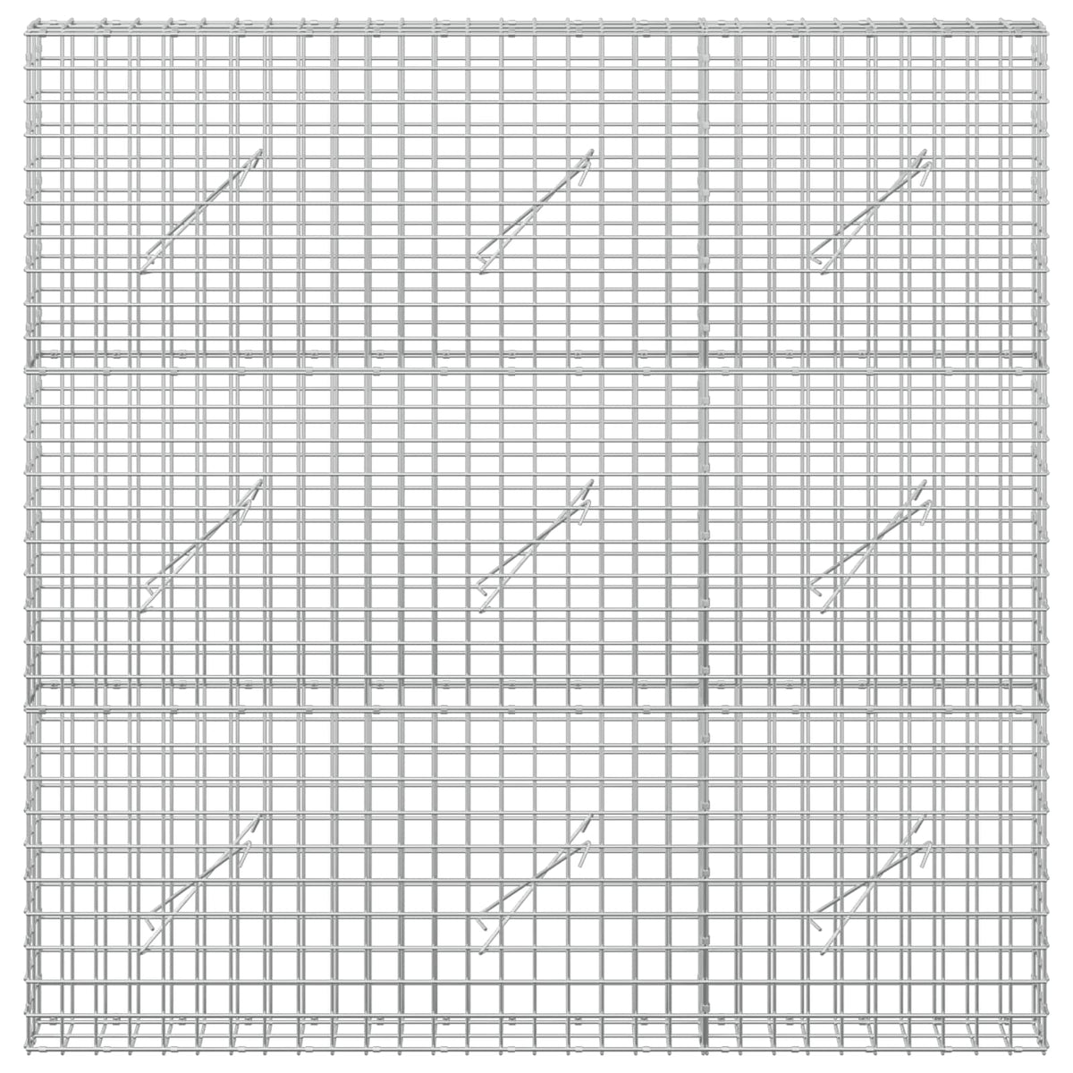 Gabion with 5 mm Wire and 5x5 cm Mesh 50x10x150 cm Height 150 cm Thickness 10 cm 50–1000 cm 150 cm