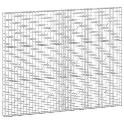 vidaXL Gabion with 5 mm Wire and 5x5 cm Mesh 200x10x150 cm 2